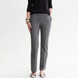 Banana Republic Plaid Martin Fit Trousers
